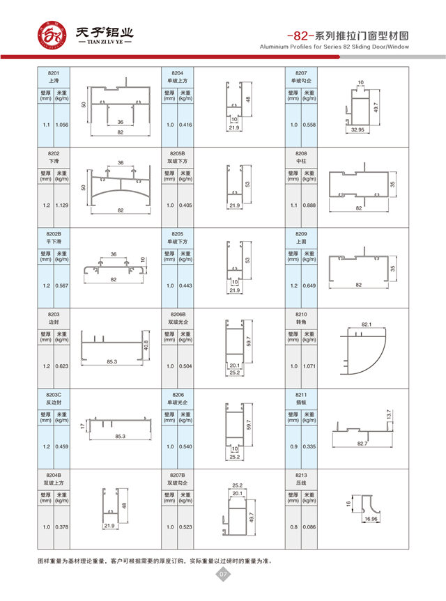 -82-系列推拉门窗结构图