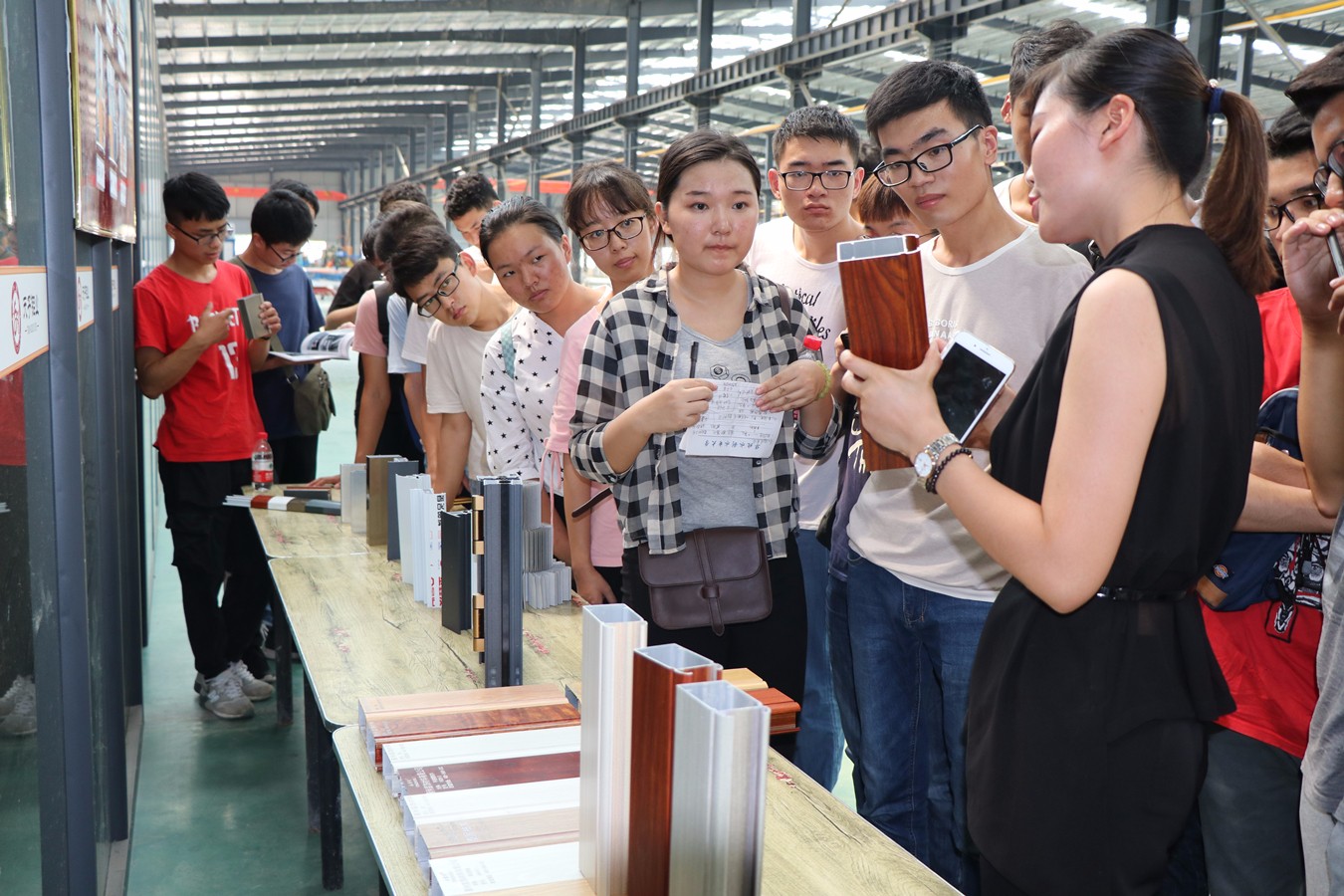 华北水利水电大学师生来我公司参观交流学习