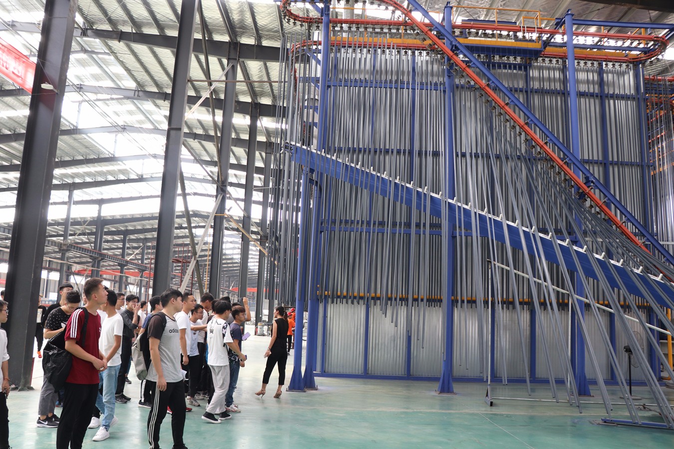 华北水利水电大学师生来我公司参观交流学习